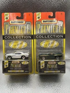 Matchbox Premiere Collection Lot(2) Pontiac GTO Judge White - Green - Limited - Picture 1 of 4