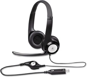 Logitech H390 USB Headset with Noise Canceling Mic for Gaming and Skype - Picture 1 of 2