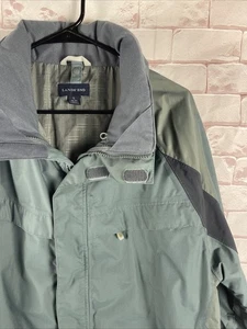 Lands' End Giacca Cappotto Uomo Multicolore Scuro Taglia Large 42-44 - Foto 1 di 16
