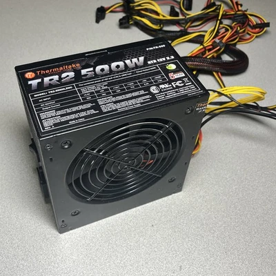 Thermaltake TR2 500W ATX 12V Power Supply Model: TR2-500NL2NC - Image 1 of 4