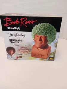 Bob Ross Die Freude am Malen Chia Haustier Handarbeit Pflanzgefäß Neu im Karton - Bild 1 von 6