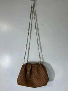 Anthropologie Frankie braun gold Kette Crossbody stilvolle Clutch Hobo Bag - Bild 1 von 12