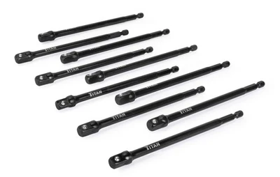 85544 10-Piece 3/8-Inch Drive x 6-Inch Impact Socket Adapter and Extension Set - Image 1 of 3