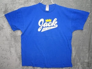 Y2K Jack FM 93.1 Los Angeles Radio T-Shirt 2XL Blau Promo Playing What We Want - Bild 1 von 8