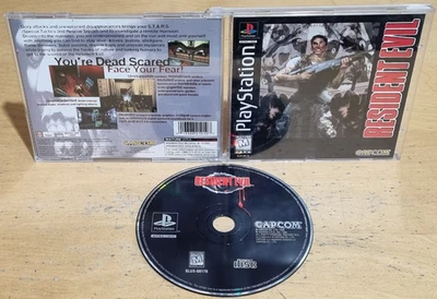 Resident Evil for Sony Playstaion 1 PS1 Complete In VGC + Reg Card NTSC-U/C USA - Image 1 of 4