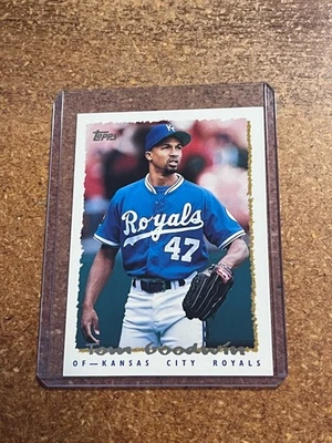 1995 Topps Traded & Rookies Baseball # 86T Tom Goodwin - Image 1 of 2