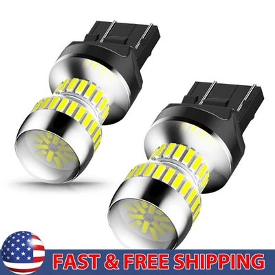 AUXITO 7440 7441 7443 7444 LED INTERMITENTE BOMBILLAS BLANCO SUPER BRILLANTE Par Foto 1 de 4