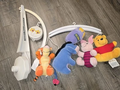 Vintage Winnie The Pooh Baby Crib Mobile - Image 1 of 3