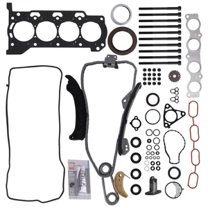 Juego de cadena de distribución con junta de culata para Toyota Corolla Pontiac Vibe 2009 1,8 L 2ZRFE - Imagen 1 de 9