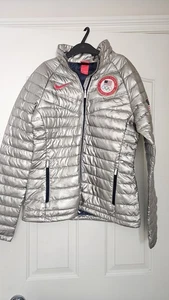 Nike USA 2014 Winter Olympics Aeroloft Summit 800 Down Puffer Jacket in - Picture 1 of 8