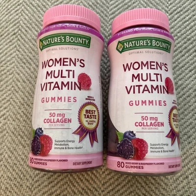 Multivitamínico Nature's Bounty Optimal Solutions para mujer - 80 gomitas (paquete de 2) Foto 1 de 2