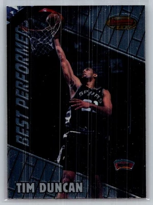1999-00 Bowman's Best Basketball #92 Tim Duncan - En muy buen estado - San Antonio Spurs Foto 1 de 2