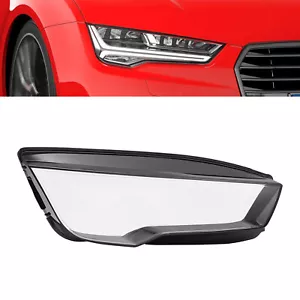 Right Side Headlamp Lens Cover Headlight Lens Cover for 2016-2018 Audi A7 RS7 - Picture 1 of 13
