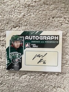 2010-11 In The Game Heroes and Prospects Autographs CHAD RAU CHAD RAU