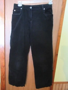 WOOLRICH Womens 8 Black Stretch Cotton Corduroy Pants r - Picture 1 of 4