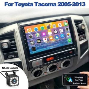 For TOYOTA TACOMA 2005-2013 Auto CarPlay Android 13.0 Car Stereo Radio WiFi GPS - Picture 1 of 12