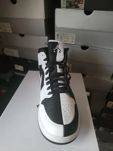 Size 12 Womens Nike Air Jordan 1 Mid SE Split" White Black DR0501-101 - Picture 1 of 5
