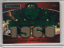 2020 Leaf Pop Century Charlton Heston "And The Winner Is" Quad Wardrobe 09/15