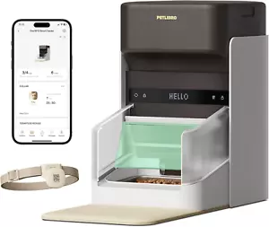Upgraded RFID Automatic Cat Feeder, 5G Wi-Fi Automatic Pet Feeder, 3L Auto Cat F - Picture 1 of 13