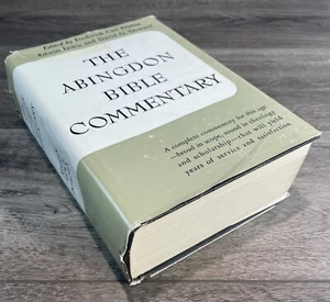 The Abingdon Bible Commentary 1929 Hardcover & Dust Jacket - Foto 1 di 14