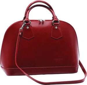 Handtasche aus feinem Kalbsleder Bella&Quinny Bowling Bag Fiorentina NEU - Bild 1 von 7