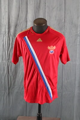 Team Russia Soccer Jersey - 2012 Home Jersey by Adidas - Men's Large  - Image 1 of 4
