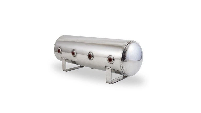 2.5 GALLON ALUMINUM AIR TANK – POLISHED 12958 - Image 1 of 1