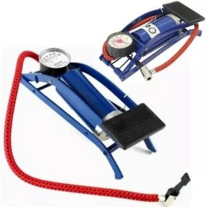 NEW SINGLE BARREL CYLINDER AIR INFLATOR FOOT PUMP CAR VAN BICYCLE BIKE TYRE TOOL - Picture 1 of 1