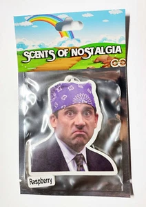 Office Mike Car Air Freshener - Raspberry Scent - Picture 1 of 1