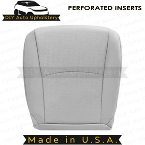 2008 to 2013 For Toyota Highlander Driver Bottom Leather Seat Cover Gray Perf - Picture 1 of 1