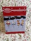 Rudolph Red Nosed Reindeer Ornaments Christmas Outdoor Decoration Clear Lights