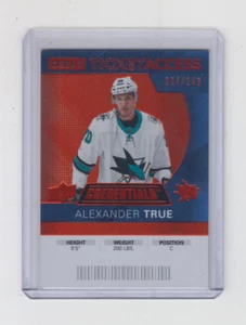 21/22 UD Credentials San Jose Alexander True Debut Ticket RC #81 Ltd #/149 - Bild 1 von 2
