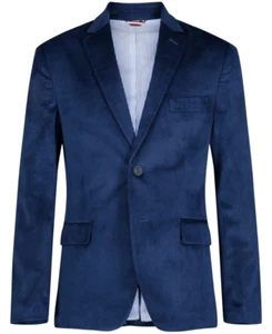 Tommy Hilfiger Big Boys Velvet Jacket - Dark Blue Size 18 - Picture 1 of 3