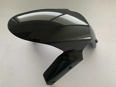 Guardabarros delantero de fibra de carbono para Kawasaki Ninja ZX6R ZX636 2009-2018 Foto 1 de 4