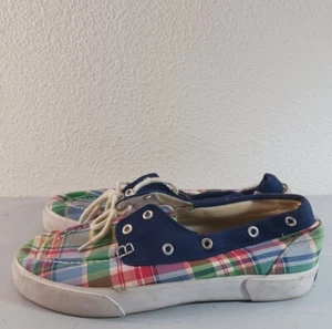 Polo Ralph Lauren Women's "Lilia" Multicolor Boat Shoe Size 8.5 US - Picture 1 of 9