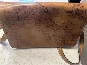 Patricia Nash Italy Signature Map Top Zip Crossbody Biscuit brown - Bild 1 von 10