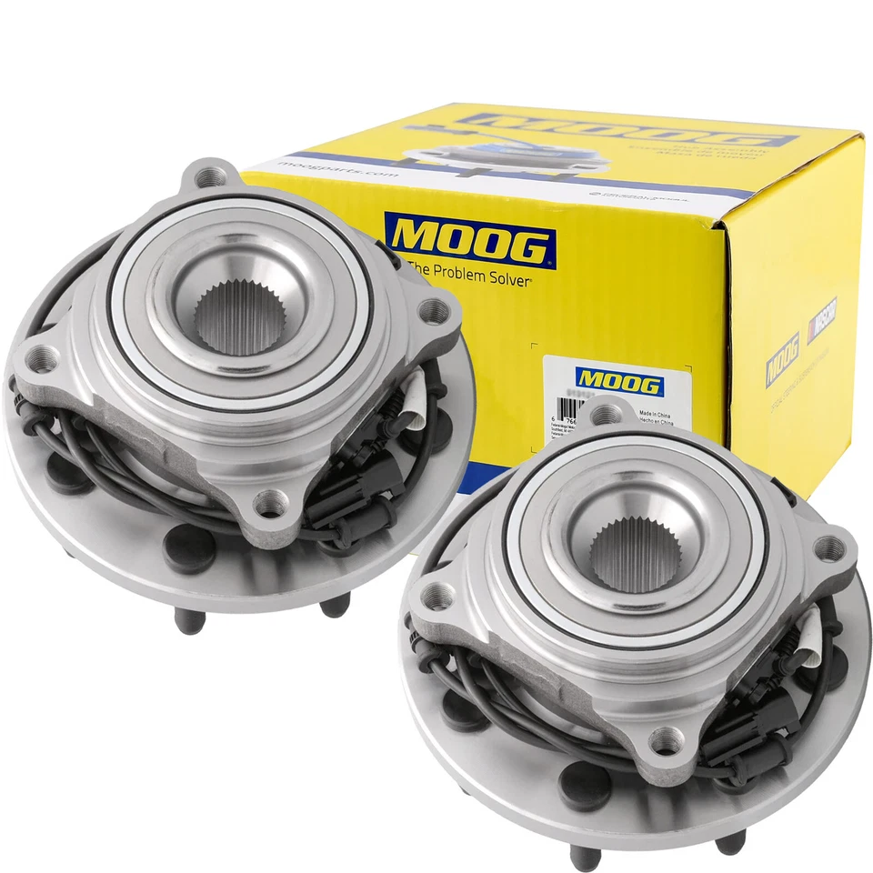 Par de bujes de cojinete de rueda delantera MOOG para 2013 2014 2015 2016 - 2018 Ram 3500 2500 Foto 1 de 4