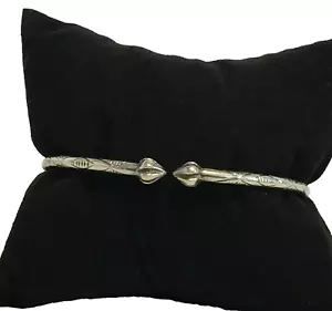 VINTAGE STERLINGSILBER ARMREIF ARMBAND MANSCHETTE 16g WESTINDIES ISLAND POD 7,25" - Bild 1 von 24