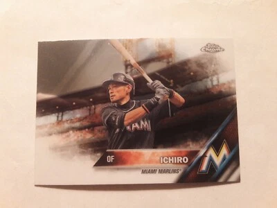 2016 Topps Chrome ICHIRO #116 Florida Marlins - Image 1 of 2