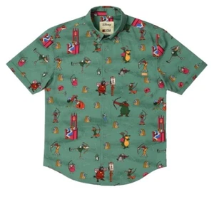 RSVLTS DISNEY ROBIN HOOD ARCHRIVALS KUNUFLEX CAMP SHIRT XL 2XL 3XL - Picture 1 of 5