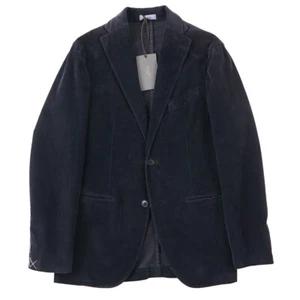 Boglioli Black Brushed Corduroy Cotton 'K Jacket' Suit 34R (Eu 44) NWT - Picture 1 of 12