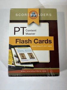 Scorebuilders PT Content Master Flash Cards Physical Therapy 200 Flashcards - Picture 1 of 4
