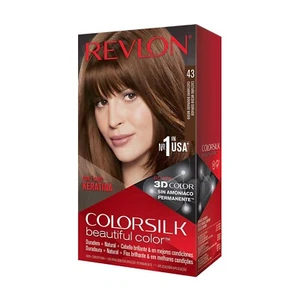 Revlon Colorsilk Hair Color, Medium Golden Brown [43] 1 ea - Picture 1 of 3