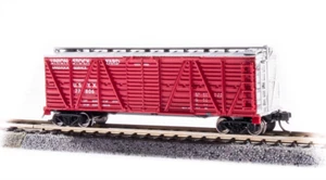 Broadway Limited #6581 N SCALE Union Stock Yards Stock Car with Hog Sounds NEW - Picture 1 of 1