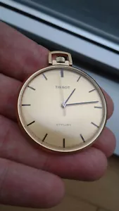 Tissot Stylist Cap 2451 Handaufzug Vintage Nos Taschenuhr Schweizer Uhr - Bild 1 von 12