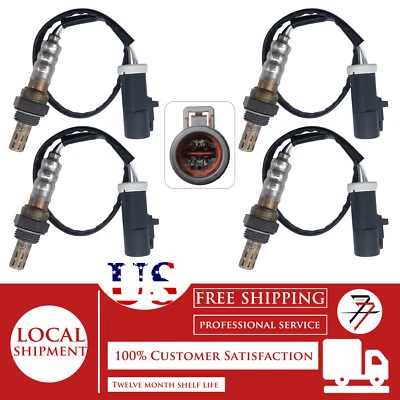 Sensor de oxígeno aguas abajo y aguas arriba 4 piezas apto para Mercury Sable 2000-2005 3,0 L Foto 1 de 4