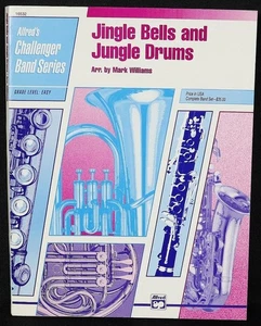 Jingle Bells Jungle Drums Sheet Music Score Alfred's Challenger Series - Picture 1 of 7