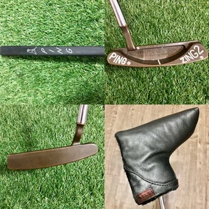 Ping Zing 2 BeCu Putter - 35" Custom Leather Headcover - Picture 1 of 10