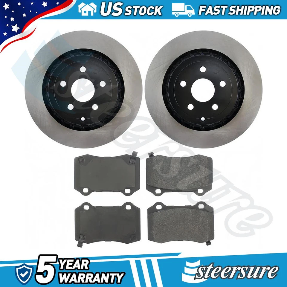 Kit de pastillas de freno trasero y rotor para Chevrolet SS 2015 2016 6,2 L V8 Foto 1 de 1