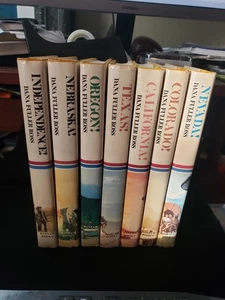 Dana Fuller Ross Lot of 7 Hard Cover Books Wagons West Series  HC Hardcover - Foto 1 di 1